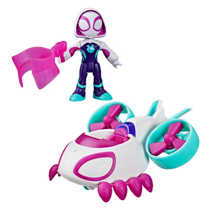 Marvel Spidey and His Amazing Friends Ghost-Spider Copter Action Figure & Toy Vehicle