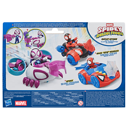 Marvel Spidey and His Amazing Friends Ghost-Spider Copter Action Figure & Toy Vehicle