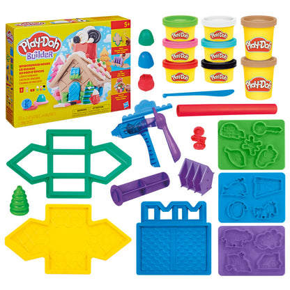 Play-Doh Builder Mini Gingerbread House Arts & Crafts Set