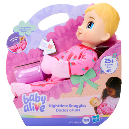 Baby Alive Nighttime Snuggles Interactive Baby Doll