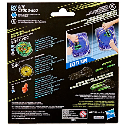 Beyblade X Deluxe String Launcher Custom Grip & Top Set