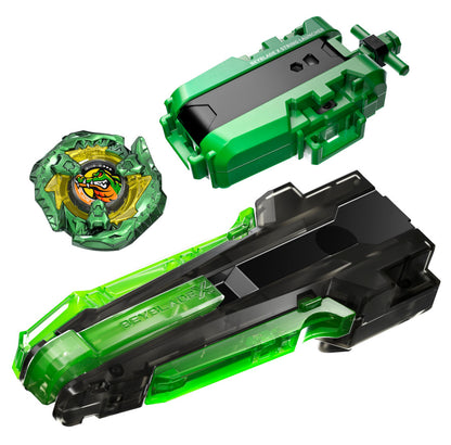 Beyblade X Deluxe String Launcher Custom Grip & Top Set