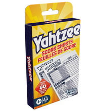 Yahtzee Dice Game Score Cards