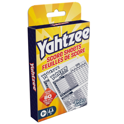 Yahtzee Dice Game Score Cards