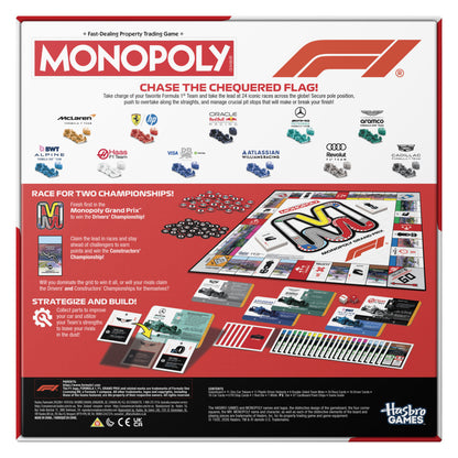 Monopoly F1 Edition Board Game
