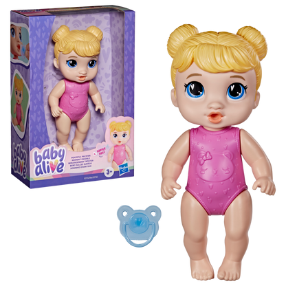Baby Alive Peaceful Pacifier Blonde Hair Baby Doll