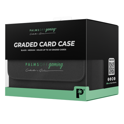 Palms Off Gaming Collector's Series Graded Card Storage Case  – Medium Black