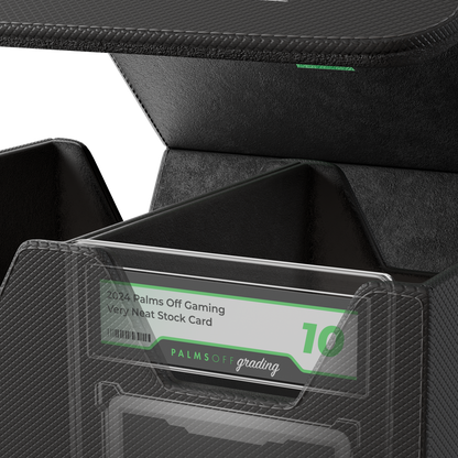Palms Off Gaming Collector's Series Graded Card Storage Case  – Medium Black