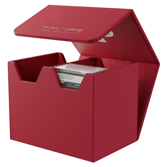 Palms Off Gaming Collector's Series Graded Card Storage Case  – Medium Red