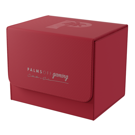 Palms Off Gaming Collector's Series Graded Card Storage Case  – Medium Red