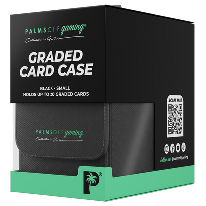 Palms Off Gaming Collector's Series Graded Card Storage Case  – Small Black