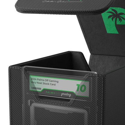 Palms Off Gaming Collector's Series Graded Card Storage Case  – Small Black