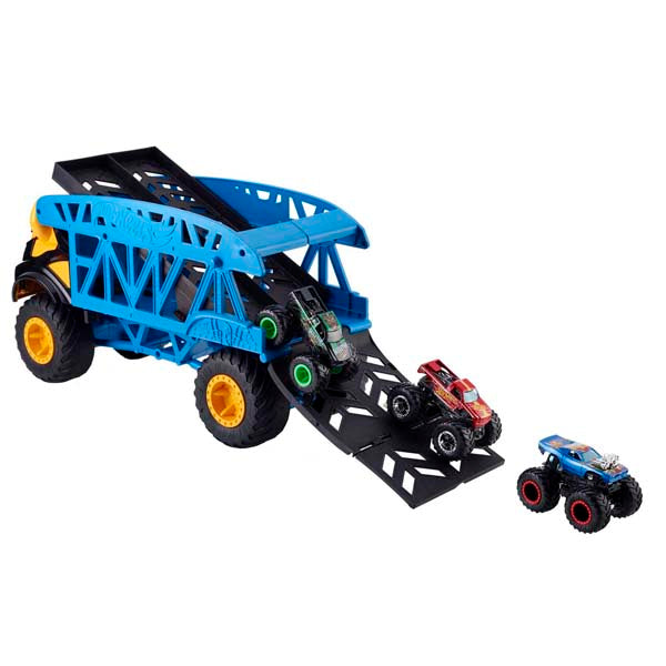 Hot Wheels Monster Mover + 3 Trucks