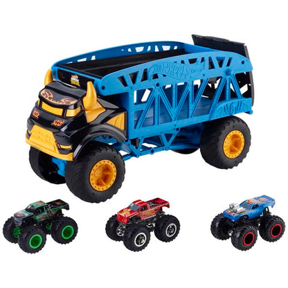 Hot Wheels Monster Mover + 3 Trucks