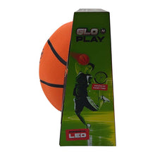 Glo'N'Play LED USB-C Recharge Rubber Basketball Orange w'Black Stripes