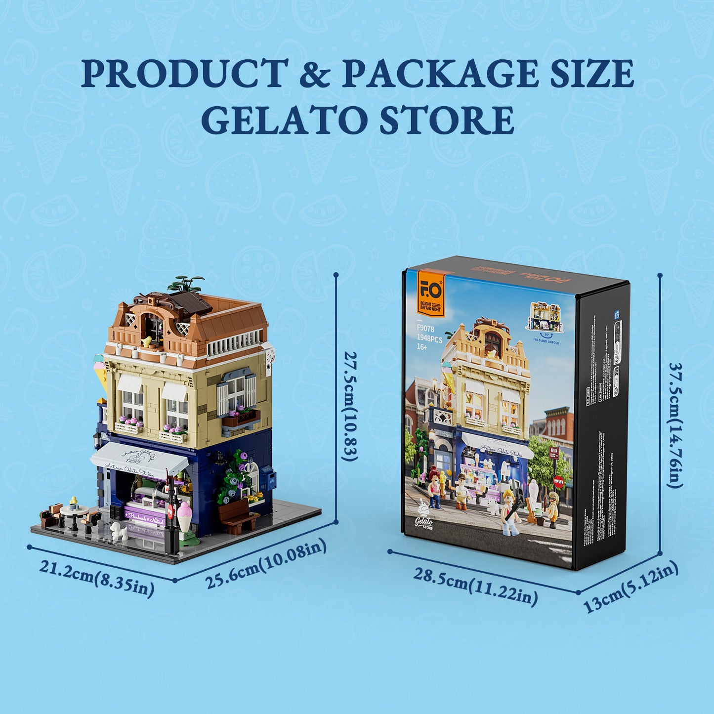 PRE-ORDER | Lumibricks Gelato Store