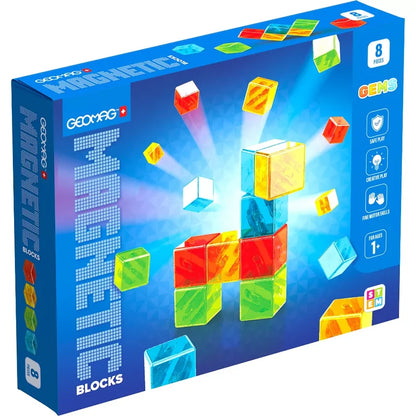Geomag Magnetic Blocks Gems 8