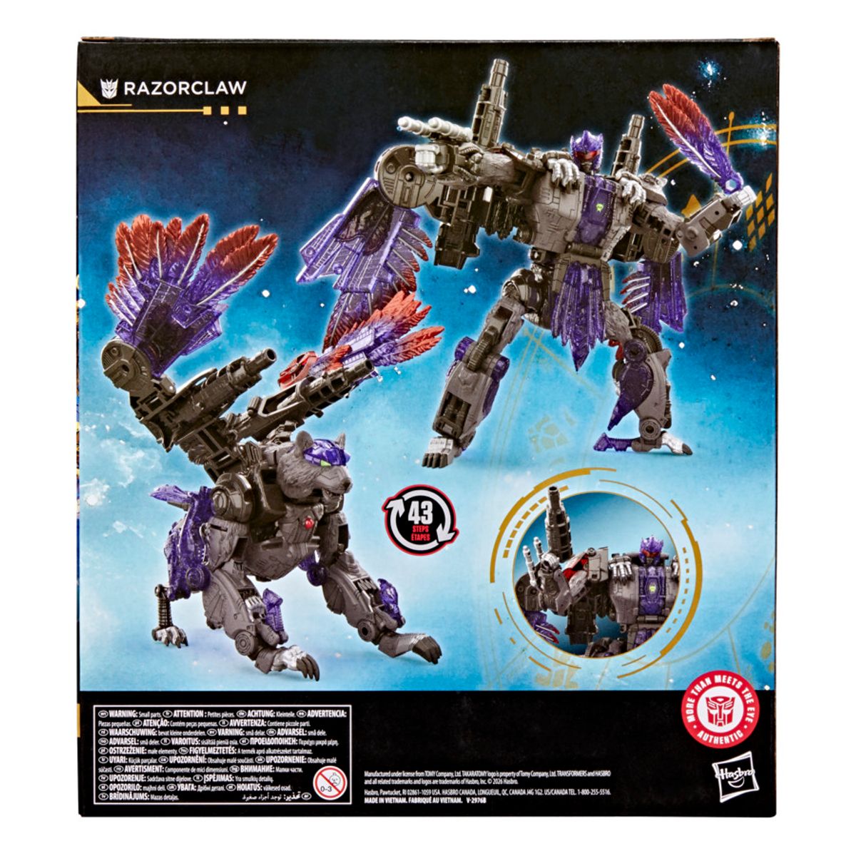 Transformers Age of the Primes Leader Class Razorclaw Action Figure