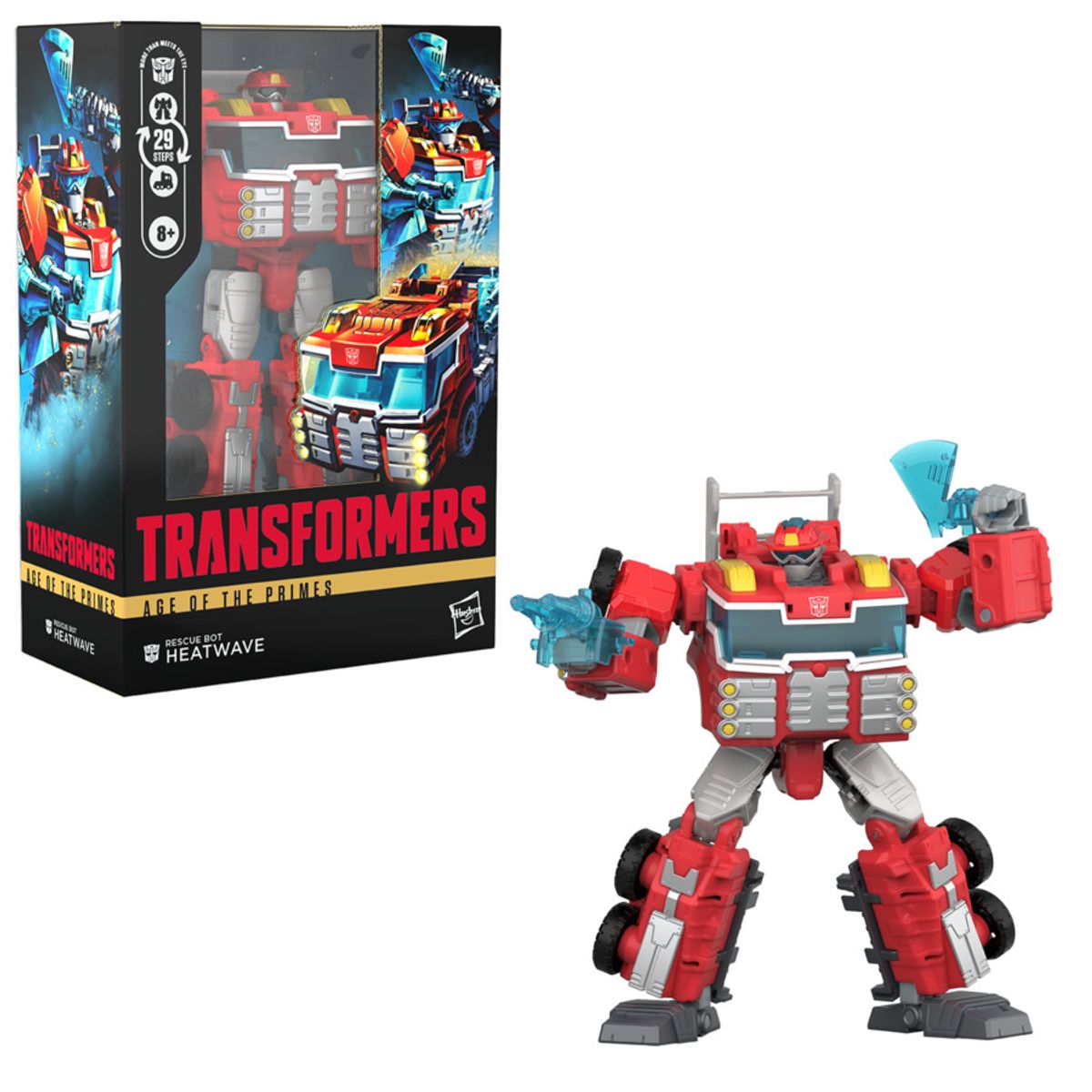 Transformers Age of the Primes Voyager Class Rescue Bot Heatwave Action Figure
