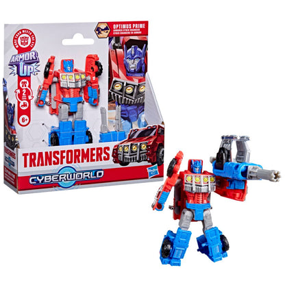 Transformers Cyberworld  Armored Cyber Changers Optimus Prime Action Figure