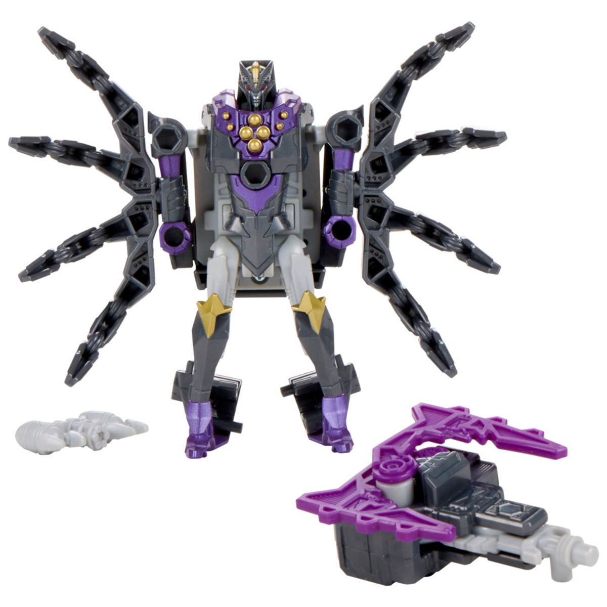 Transformers CYBERWORLD Armored Cyber Changers Airachnid Action Figure