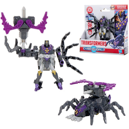 Transformers CYBERWORLD Armored Cyber Changers Airachnid Action Figure