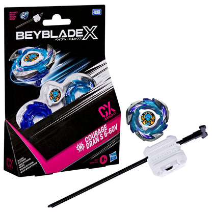 Beyblade X Courage Dran S 6-60V CX Starter Pack Top and Launcher