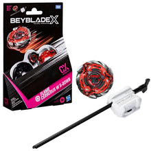 Beyblade X Flame Cerberus W 5-80WB CX Starter Pack Top and Launcher