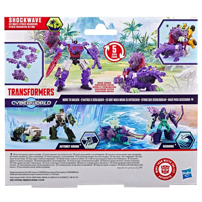 Transformers  Cyberworld Shockwave Energon Surge Ultimate Cyber Changers Action Figure