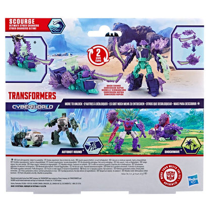 Transformers Cyberworld Scourge Energon Surge Ultimate Cyber Changers Action Figure
