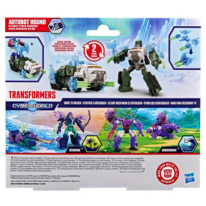 Transformers Cyberworld Autobot Hound Energon Surge Ultimate Cyber Changers Action Figure
