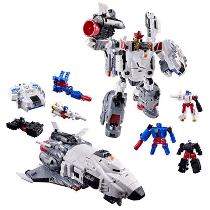 Experience epic Transformers action with Commander Class Jetfire.