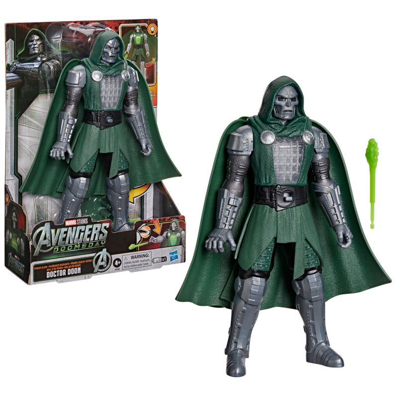 Marvel Studios Avengers Doomsday Power Glow Doctor Doom Action Figure