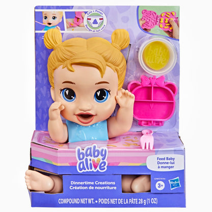 Baby Alive Dinnertime Creations Blonde Hair Baby Doll