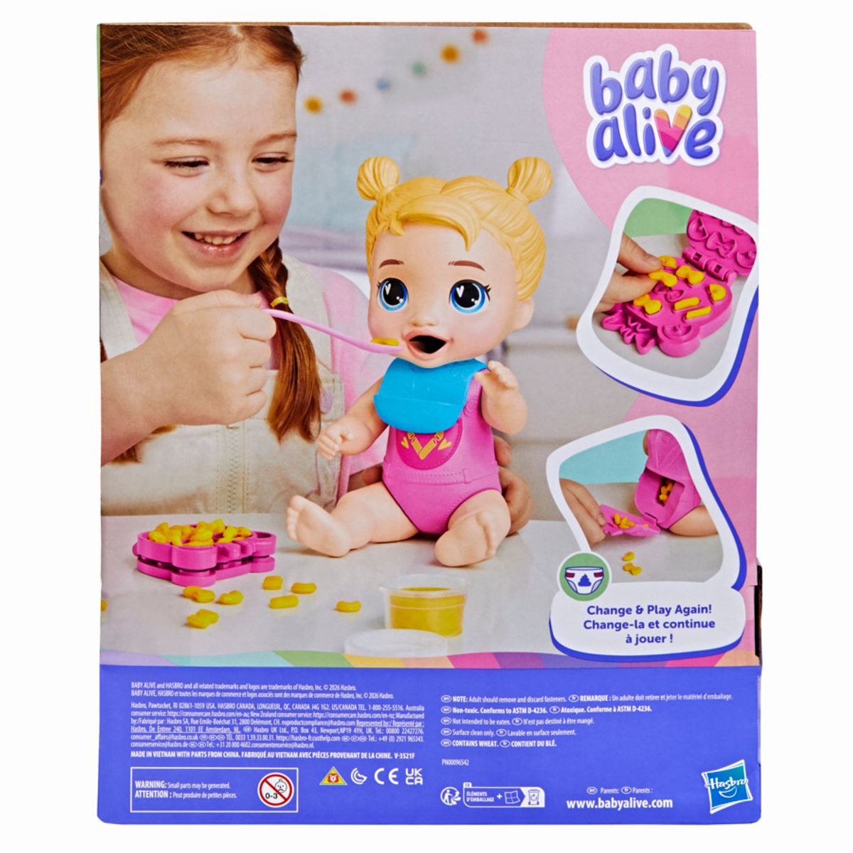Baby Alive Dinnertime Creations Blonde Hair Baby Doll