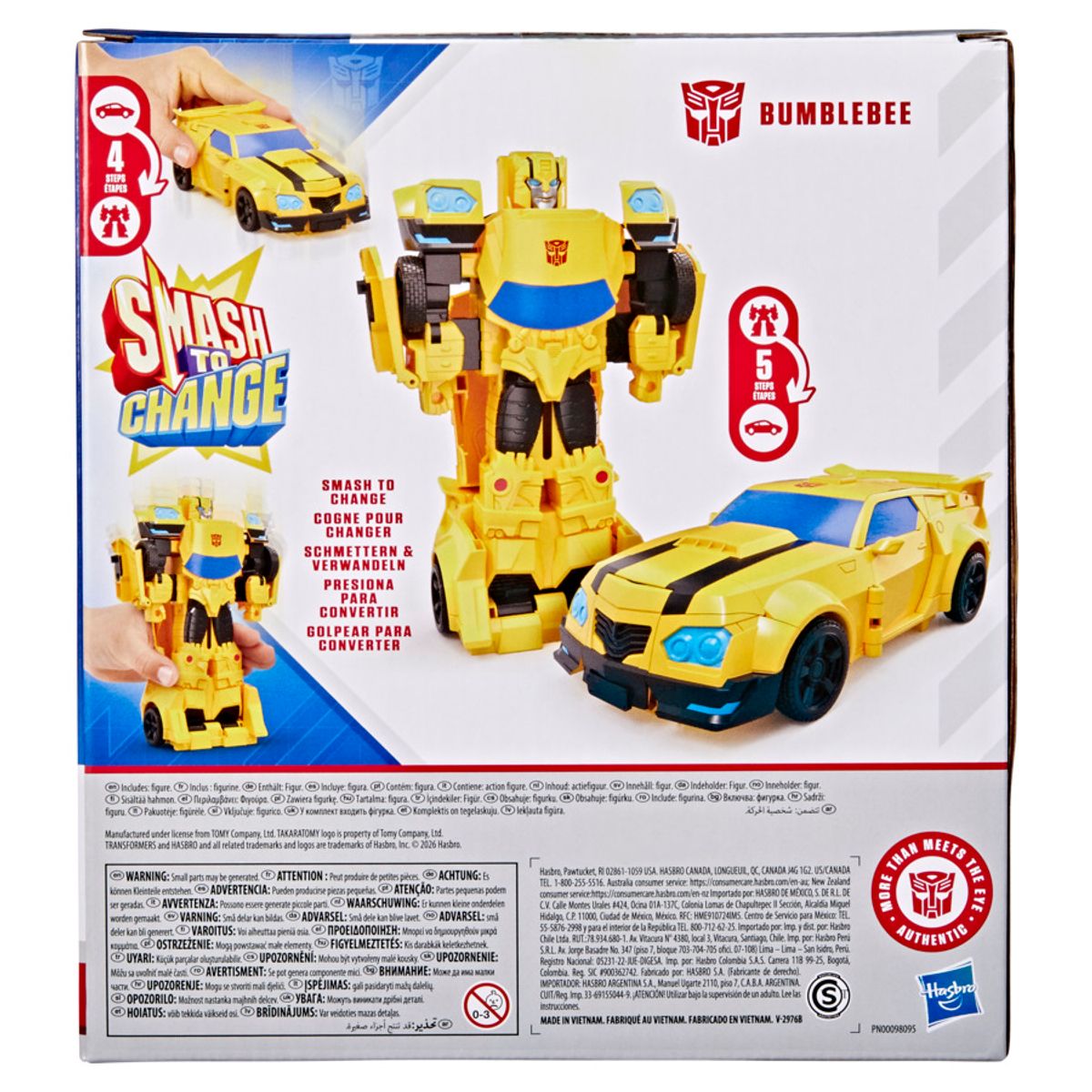 Transformers Smash Changers Bumblebee Transformers Action Figure