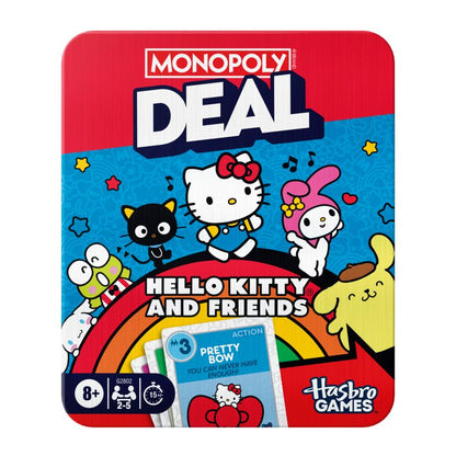 Monopoly Deal  Hello Kitty and Friends Edition Card Game in Collectible Tin