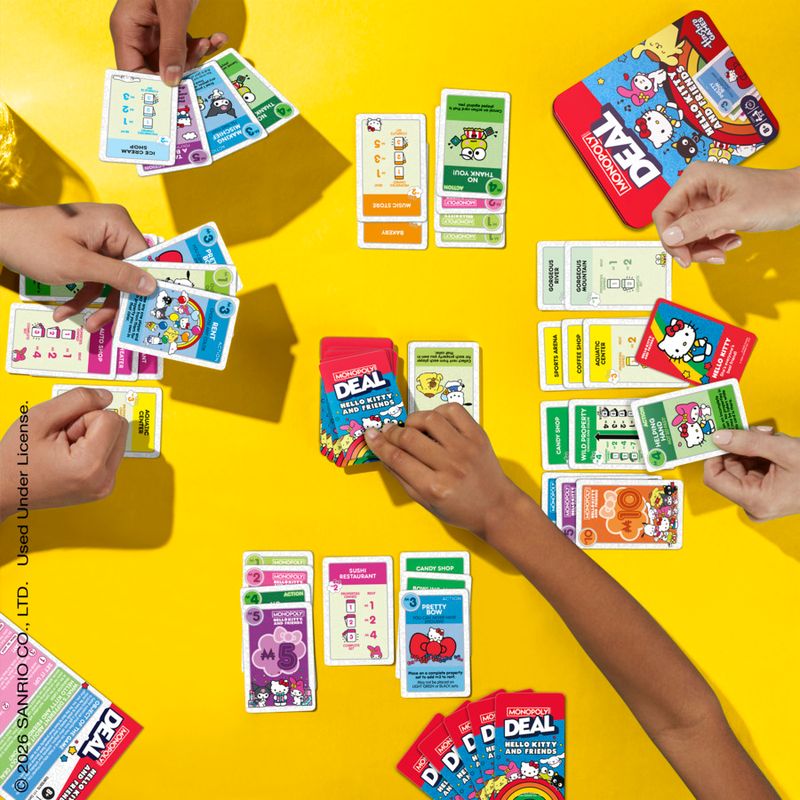 Monopoly Deal  Hello Kitty and Friends Edition Card Game in Collectible Tin