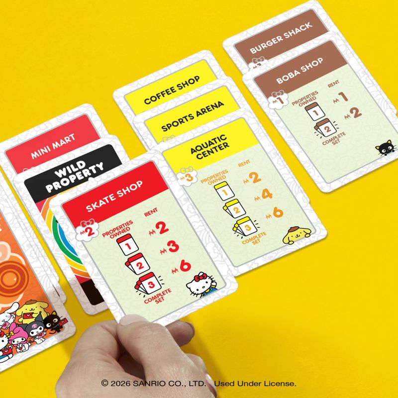 Monopoly Deal  Hello Kitty and Friends Edition Card Game in Collectible Tin