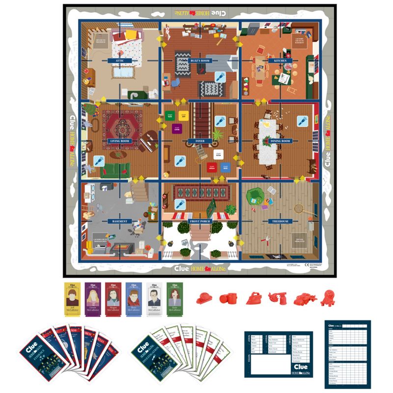 Clue Home Alone Edition Board Game