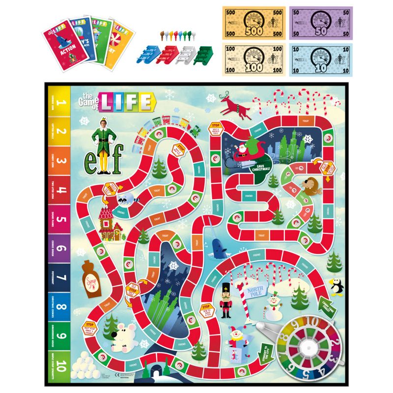 The Game of Life Elf Board Game