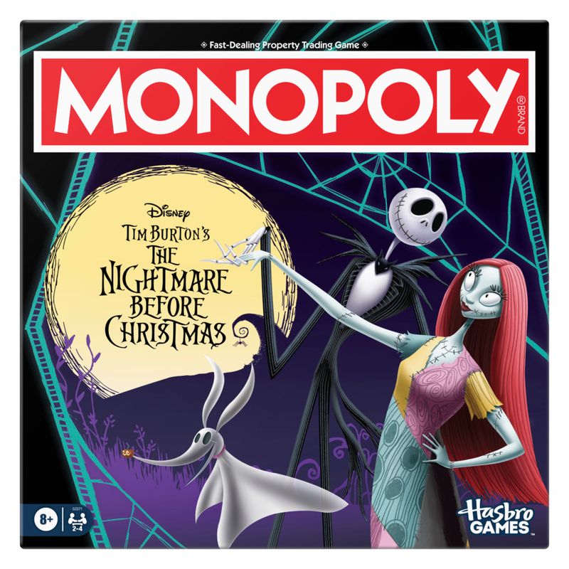 Monopoly Disney Tim Burton's The Nightmare Before Christmas Edition Board Game