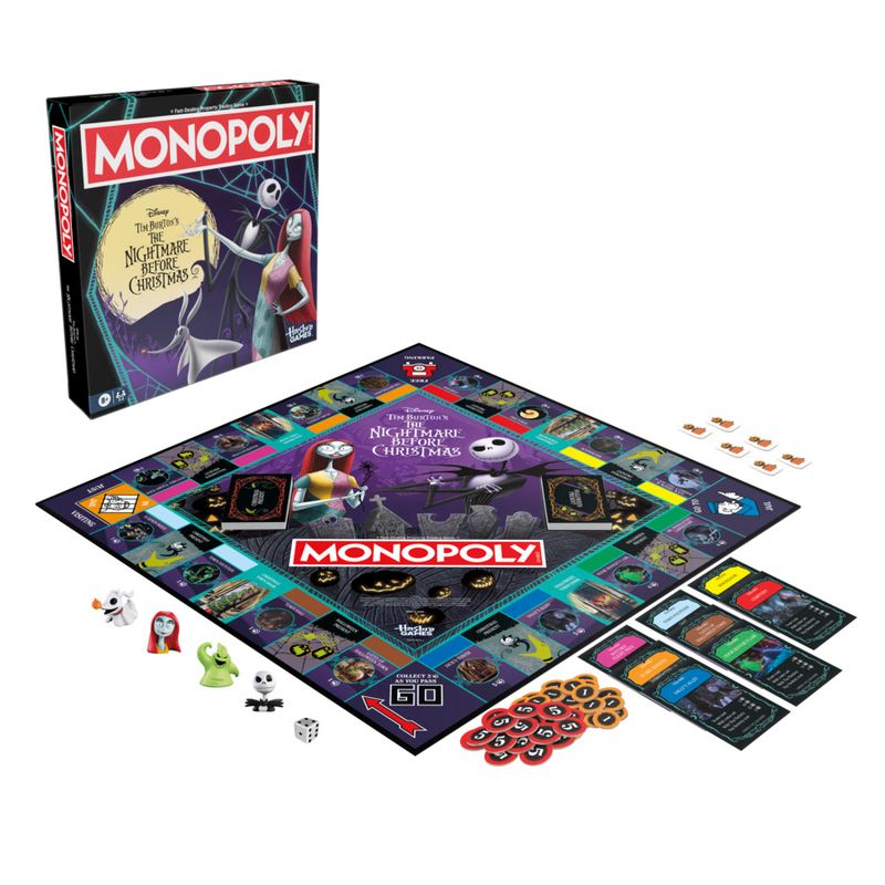 Monopoly Disney Tim Burton's The Nightmare Before Christmas Edition Board Game