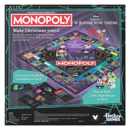 Monopoly Disney Tim Burton's The Nightmare Before Christmas Edition Board Game