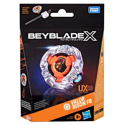 Beyblade X Valor Bison FB UX Infinity Starter Pack Top and Launcher