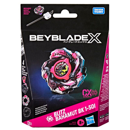 Beyblade X Blitz Bahamut BK 1-50I CX Infinity Starter Pack Top and Launcher