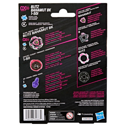 Beyblade X Blitz Bahamut BK 1-50I CX Infinity Starter Pack Top and Launcher