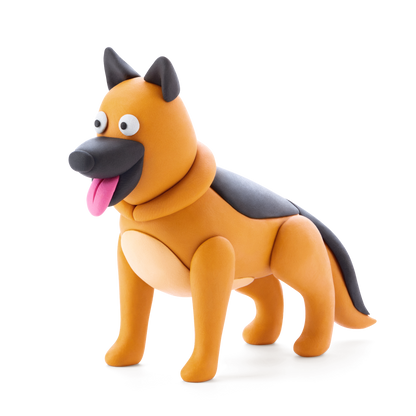Hay Clay Dog Story