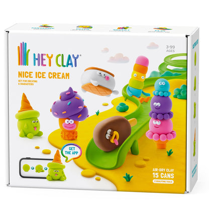 Hey Clay Nice Ice Cream Set