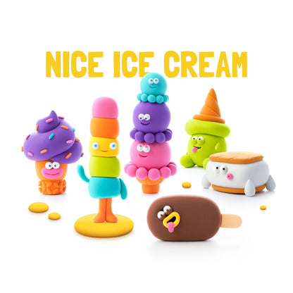 Hey Clay Nice Ice Cream Set